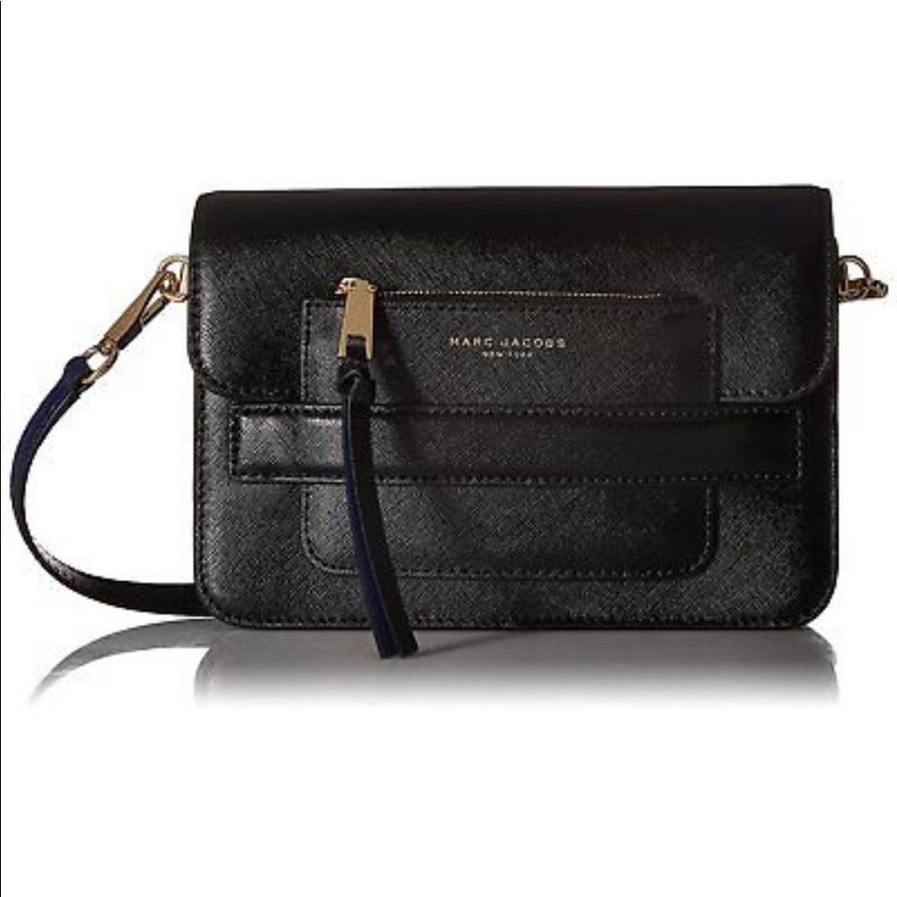Authentic Marc Jacobs Saffiano Leather Crossbody